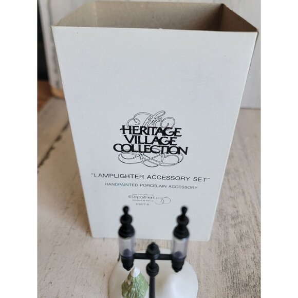 Dept 56 55778 lamplighter accessory set village Xmas home decor - Picture 7 of 7